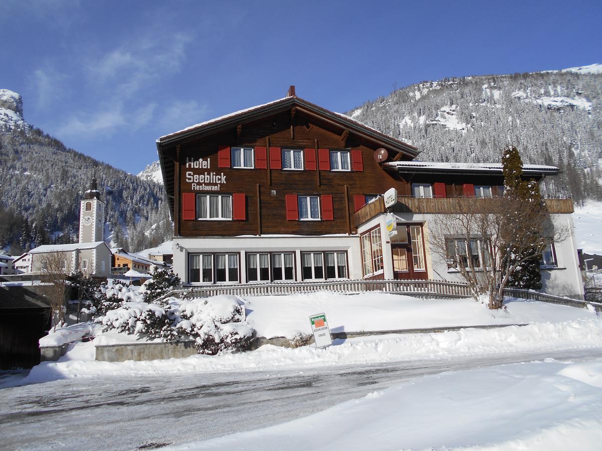 Hotel Seeblick Sufers Exterior foto